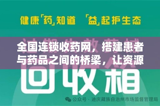 徐州全国连锁收药网，搭建患者与药品之间的桥梁，让资源更高效流动