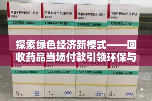 徐州探索绿色经济新模式——回收药品当场付款引领环保与健康的双赢未来
